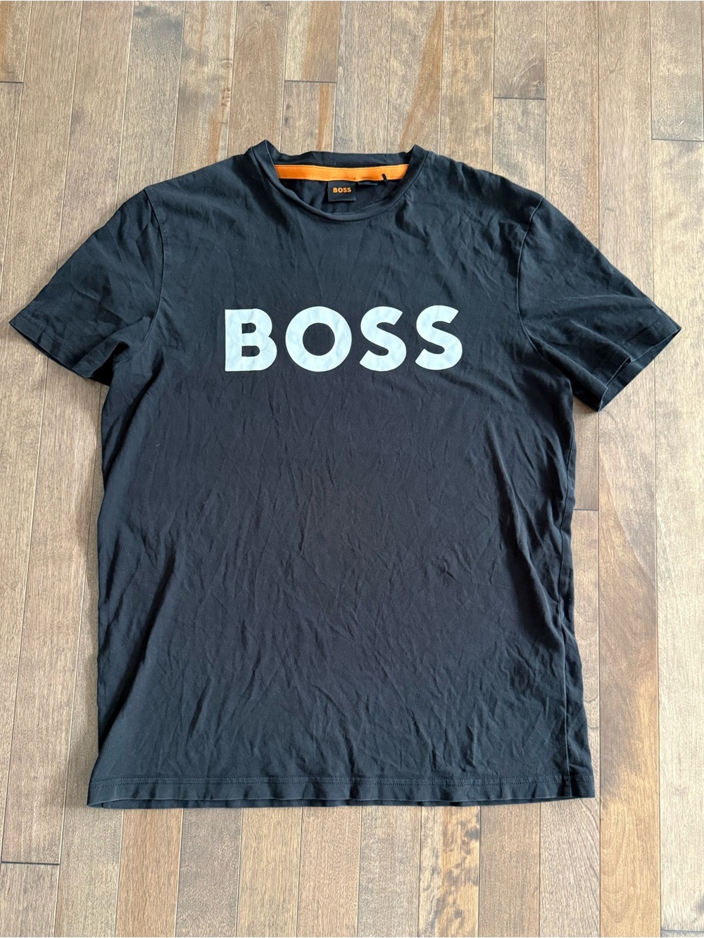 BOSS Hugo Boss Men’s Black Logo T-Shirt Size M